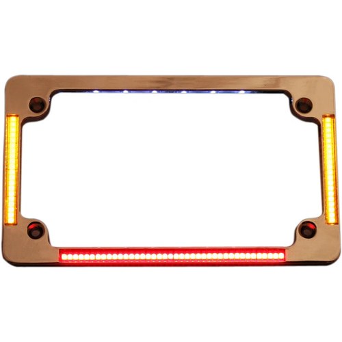 Custom Dynamics License Plate Frame - Chrome | TF04-C