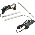 Custom Dynamics Fairing Vent Trim - White/Amber Turn Signals | CDVENT-TF-AWKIT