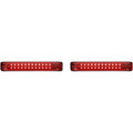 Custom Dynamics Saddlebag Lights - SS8 - Chrome/Red | PB-SB-SS8-CR