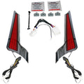 Custom Dynamics Fascia LED Light Panels - Chrome/Red | CD-FASCIA-HD-CR