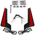Custom Dynamics Fascia LED Light Panels - Black/Red | CD-FASCIA-HD-BR