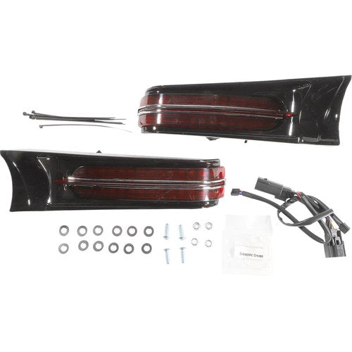 Ciro Filler Panel Lights - Red/Black | 40049