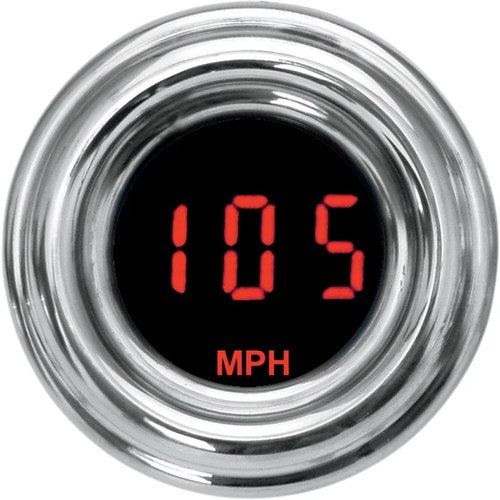 Dakota Digital 1-7/8" Mph 4000 Series Speedometer - Red Display | MCL-4013R-R
