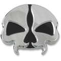 Drag Specialties Split Skull Gas Cap - Chrome - Vented | 78048B2