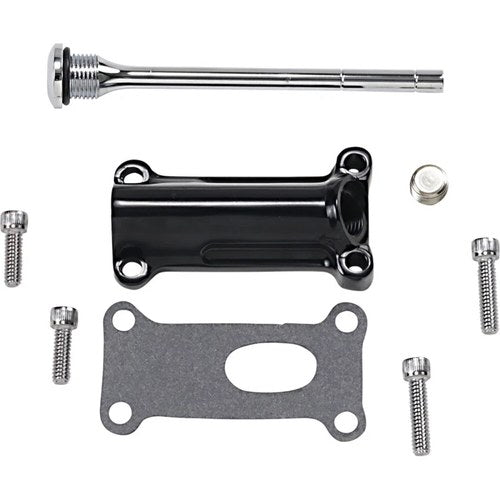 Drag Specialties Engine Oil Spout Kit - Black | 323056B