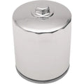 Drag Specialties Magnetic Ring Oil Filter, Chrm, w/Nut, 3 1/4" | 14-0020HPK-BX18