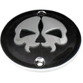 Drag Specialties Point Cover Split Skull - Black - XL | 78042BB2