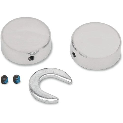 Drag Specialties Swingarm Pivot Bolt Cover - Chrome | 16-0206