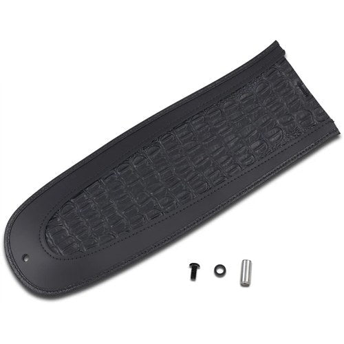 Drag Specialties Fender Skin - Embossed Faux Gator Leather Center | 1405-0151