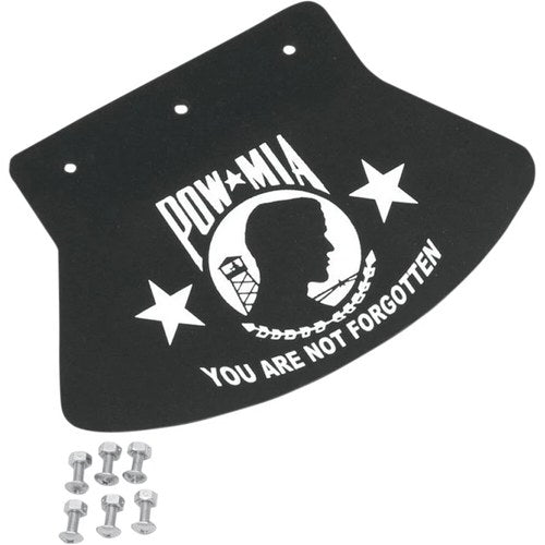 Drag Specialties Mud Flap - POW-MIA - 9.5" W x 6.5" H | 1420-0045