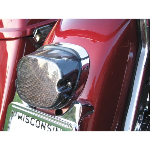 Drag Specialties Taillight - Bottom Tag Light - Smoke | L24-0436DMLED