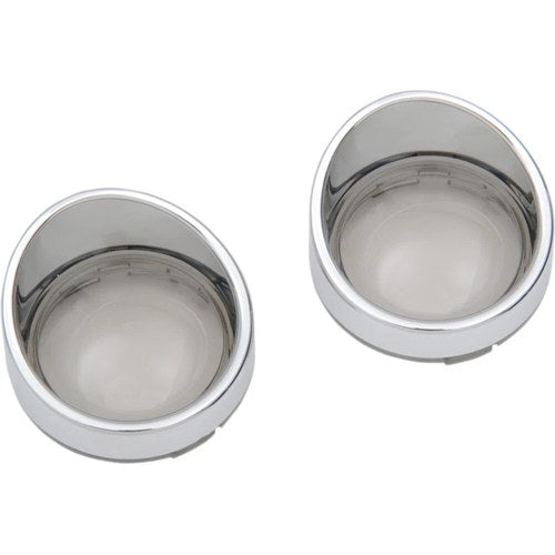 Drag Specialties Visor-Style Bezel/Lenses - Smoke | L22-6828M