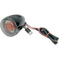 Drag Specialties Universal Turn Signal Light - Front Black/Smoke L12-0232BFDC/M