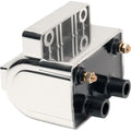 Drag Specialties Dual-Fire Ignition Coil - Harley Davidson - Chrome | 10-2032