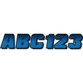 Hardline I.D. Sticker Kit - 300 Series - Blue Gradation | BLBKG300