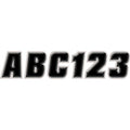 Hardline Sticker Kit - 2" - Black/Silver | BLKSI500