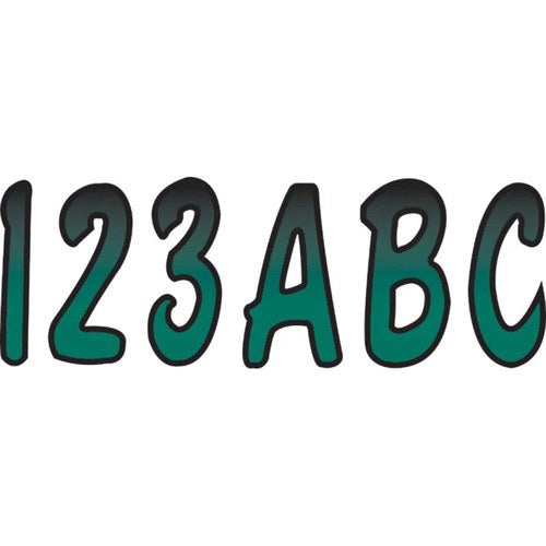 Hardline I.D. Sticker Kit - 200 Series - Teal Gradation | TEBKG200