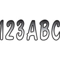 Hardline I.D. Sticker Kit - 200 Series - White/Black Gradation | WHBKG200