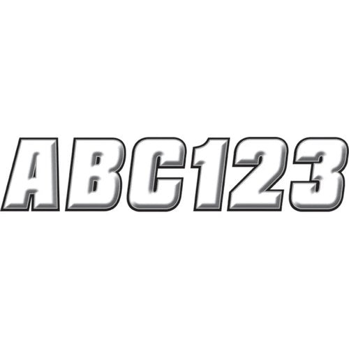 Hardline Sticker Kit - 2" - White/Black | WHBLK500