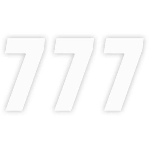 Factory Effex FX Factory Number 7 - White - 6" | 08-90057