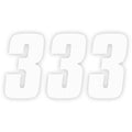 Factory Effex FX Factory Number 3 - White - 7" | 08-90093