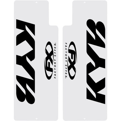 Factory Effex Fork Shield Decal - Kayaba - Black | 10-38002