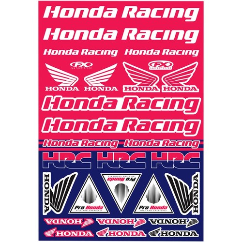 Factory Effex Decal Kit - Honda Racing | 22-68332