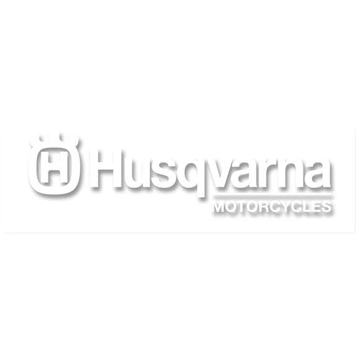 Factory Effex Die-Cut Decal - 1' - Husqvarna White | 22-94650
