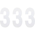 Factory Effex FX Number 3 - White - 6" | 02-4463