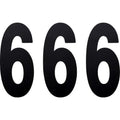Factory Effex FX Number 6 - Black - 8" | 02-4476