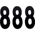 Factory Effex FX Number 8 - Black - 8" | 02-4478