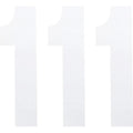Factory Effex FX Number 1 - White - 8" | 02-4481