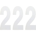 Factory Effex FX Number 2 - White - 8" | 02-4482