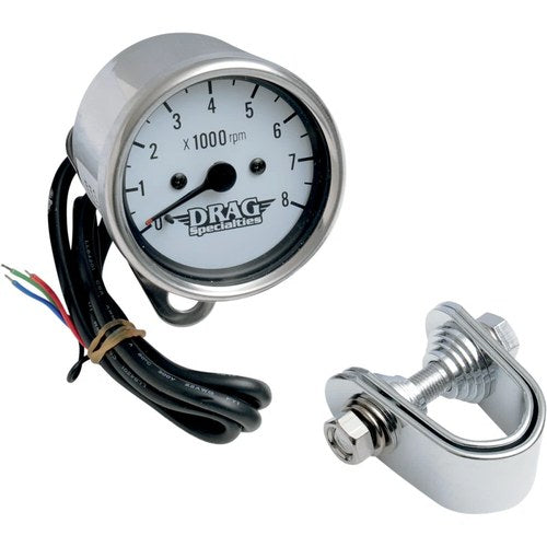 Drag Specialties 2.4" Mini Electronic 8000 Rpm Tachometer | 21-6930NUDS
