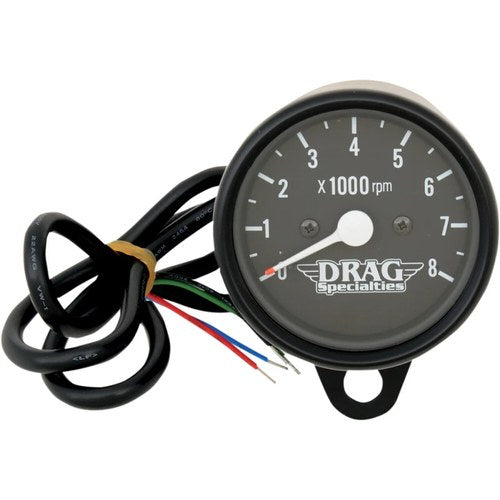 Drag Specialties 2.4" Mini Electronic 8000 Rpm Tachometer | 21-6910BNUDS1