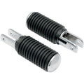 Drag Specialties 5/8 Mount Pegs - Rubber - Chrome End | 17-0445-BX-LB2