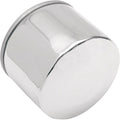 Drag Specialties Magnetic Ring Oil Filter - Chrome - 2 1/4" | 140004HP-BX29