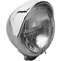 Drag Specialties H-4 Headlight with Visor- 5-3/4" - Chrome | 206002HDV-BXLB2