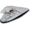 Drag Specialties Eagle Head w/Lights - Amber Eyes - Large - Chrome | 72924-SC3