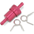 Emgo Fuel Filter - Red - 5/16" | 14-34430
