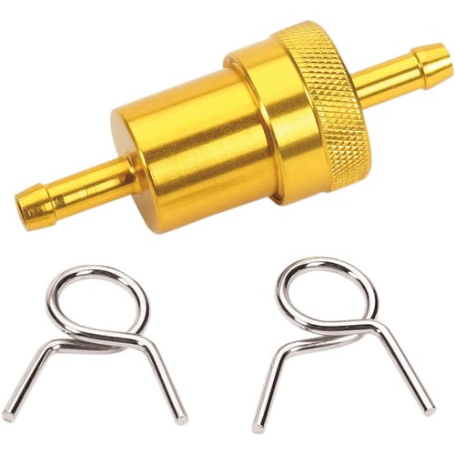 Emgo Fuel Filter - Gold - 1/4" | 14-34474