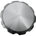 Joker Machine Gas Cap - Clear Anodized - Serrated - Clear | 10-442S
