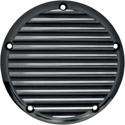 Joker Machine Derby Cover - Black - Finned - 5-Hole | 06-99TC