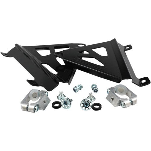 Works Connection Radiator Brace - Black - Honda | 18-B777