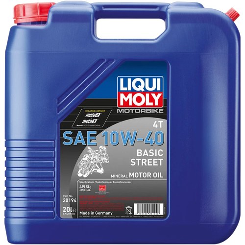 Liqui Moly Basic Street 4T Oil - 10W-40 - 20 L | 20194