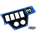 Moose Utility Division Large Dash Plate - Right - Blue - Rzr | 100-4372-PU