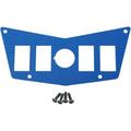 Moose Utility Division Dash Plate - Blue - 4 Switch - Rzr | 100-4392-PU