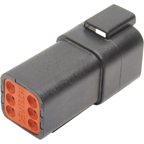Namz Deutsch Receptacle - 6 Pin - Black | DR-6B