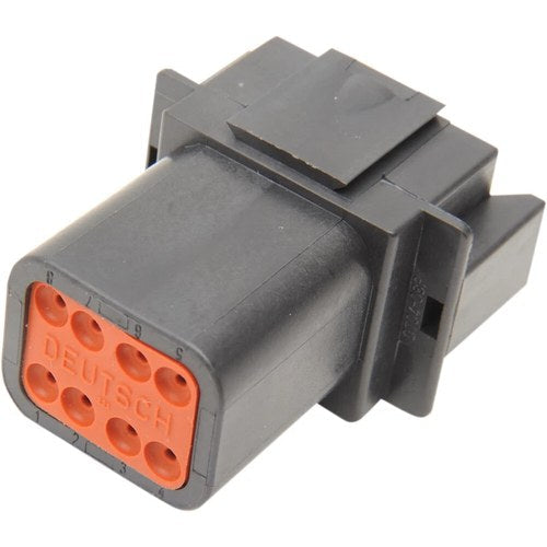 Namz Deutsch Receptacle - 8 Pin - Black | DR-8B