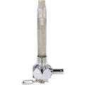 Pingel Fuel Valve - Diamond Chrome - 3/8" Npt - Hex | 4211-CD